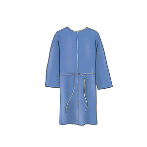 Patientenkimono, blau