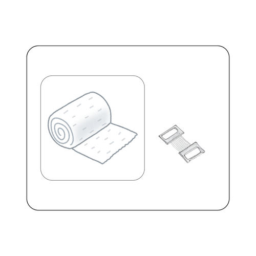 Set pro-LIX® Krüllbinde Schlinggaze, steril
