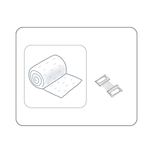Set pro-LIX® Krüllbinde Schlinggaze, steril