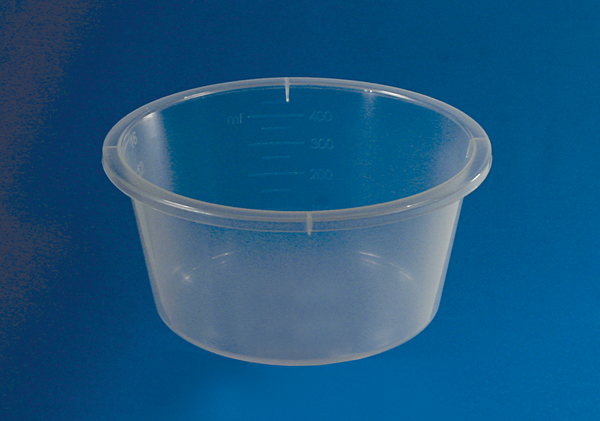 Rundschale 500ml, dopp.verp., steril