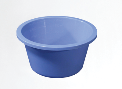 Rundschale 250ml, blau, steril