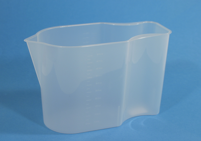 Massbecher Plastik PP 1500ml, steril