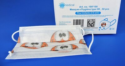 Hygienemasken Typ IIR, unsteril