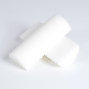 Schaumstoff-Halbrolle weiss, 200 x 90 mm